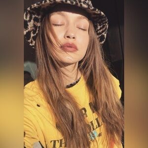 ROLLA'S Australia ‘Hunter’ Black and Yellow Floral Patterned Bucket Hat